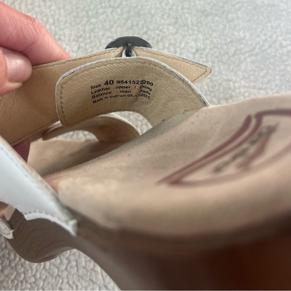 DANSKO SOPHIE WHITE SANDALS SIZE 40 or 9.5 10 - Picture 5 of 9